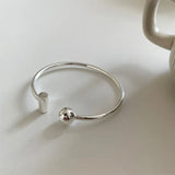 925 Sterling Silver Vintage Ball Bracelet for Women Men