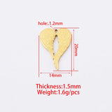 Stainless Steel Angel Wings Charm for Jewelry Making