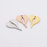 Stainless Steel Angel Wings Charm for Jewelry Making