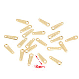 100 Stainless Steel Bracelet Charms for Jewelry Findings