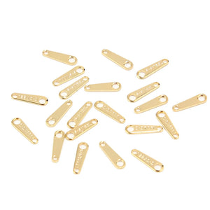 100 Stainless Steel Bracelet Charms for Jewelry Findings