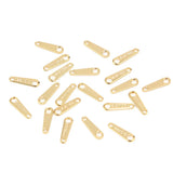 100 Stainless Steel Bracelet Charms for Jewelry Findings