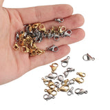 Stainless Steel Lobster Clasp Bracelet Connecting Buckle Necklace Tail