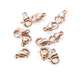 Stainless Steel Lobster Clasp Bracelet Connecting Buckle Necklace Tail