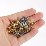 Stainless Steel Lobster Clasp Bracelet Connecting Buckle Necklace Tail
