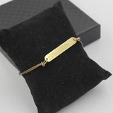 Stainless Steel Plate Bracelet Blank For Engraving 10pcs