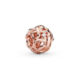 925 Silver Mix Style Rose Crown Flower Robot Heart DIY Charm Bead