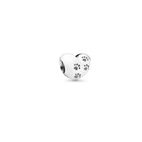 Sterling Silver 925 Waving Cat Charm Cupid Pendant Angel Wings Beads