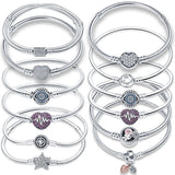 Sterling Silver CZ Chain Bracelet for Women