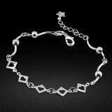 Sterling Silver Heart Bracelet Women