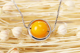 Sterling Silver Round Pearl Pendant Blank 11mm