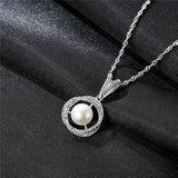 Sterling Silver Freshwater Pearl Necklace for Women