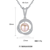 Sterling Silver Freshwater Pearl Necklace for Women