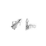Sparkling Arrows Stud Earring 925 Silver Jewelry Women