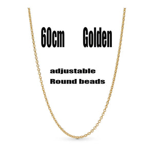 Patterned Silver Chain Necklace for Women