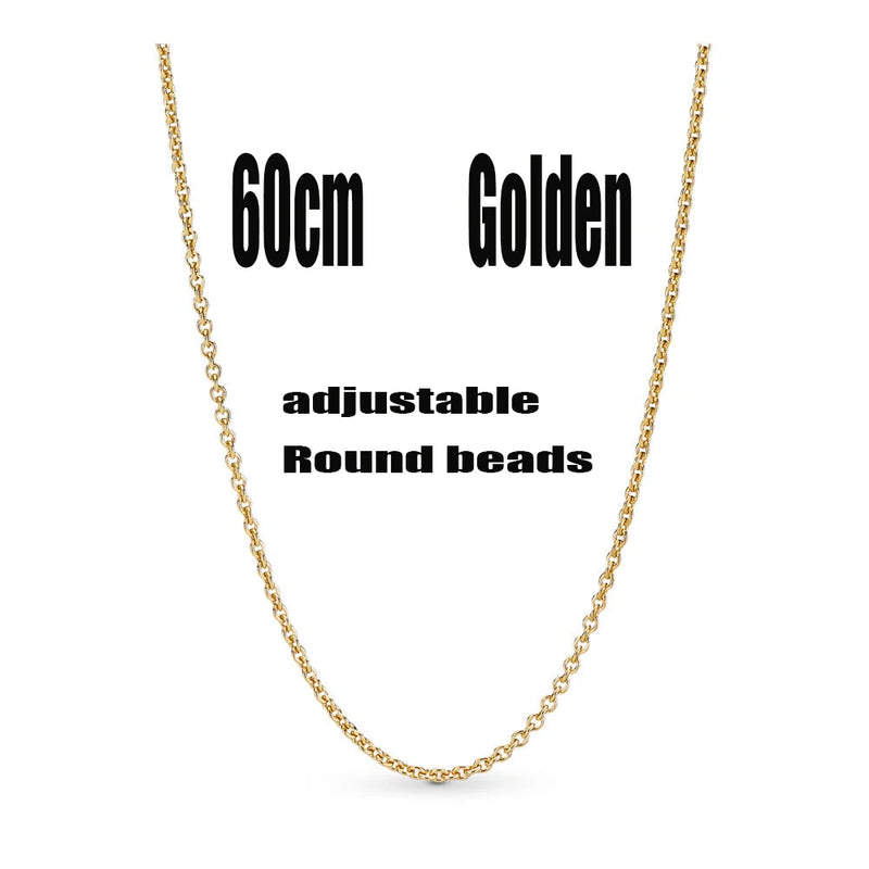 Patterned Silver Chain Necklace for Women