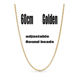 Patterned Silver Chain Necklace for Women