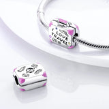 Sterling Silver Women's Bag Airplane Luggage Charms for Bracelets DIY Jewelry