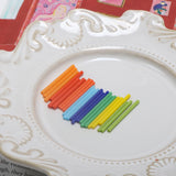100 Summer Porcelain-sensitive Glass Tube DIY Ornament Ear-nail Material