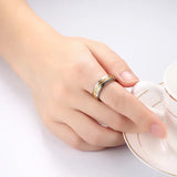 Titanium Ring for Women Wedding Band