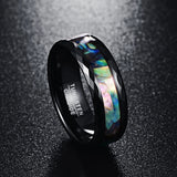 100% Tungsten Carbide Multi-Faceted Polishing Promise Band Men Rings