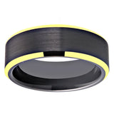 Tungsten Carbide Wedding Ring Matte Finish Engraving Anniversary Jewelry