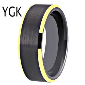 Tungsten Carbide Wedding Ring Matte Finish Engraving Anniversary Jewelry