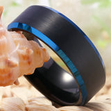 Tungsten Wedding Band Matte Finish Engagement Ring Jewelry