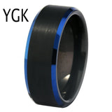 Tungsten Wedding Band Matte Finish Engagement Ring Jewelry