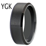 Tungsten Wedding Band Matte Finish Engagement Ring Jewelry