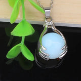 10 Pcs Silver Plated Mixed Quartz Beads Hand Shape Pendant Christmas Gift