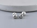 Vintage 925 Silver Tibetan Lucky Symbol Beads Eight Buddhist Auspicious Beads