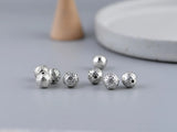 Vintage 925 Silver Tibetan Lucky Symbol Beads Eight Buddhist Auspicious Beads