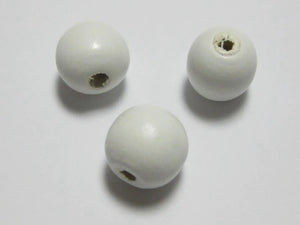 100 14mm Round Wood Beads~Wooden Beads