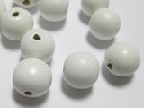 100 14mm Round Wood Beads~Wooden Beads