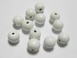 100 14mm Round Wood Beads~Wooden Beads