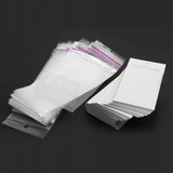 100 Earring Display Cards with Self Adhesive Bags
