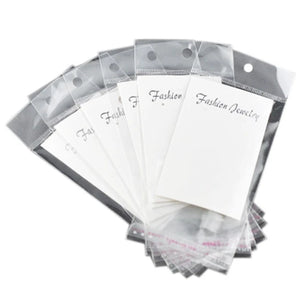 100 Earring Display Cards with Bags