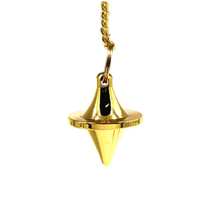 Copper Pendulum for Divination Spiritual Reiki Symbols Charms Jewelry