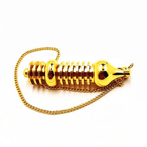100% Copper Pendulum Natural Stone Amulet Healing Pyramid Spiritual Pendulums