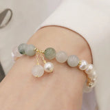 Freshwater Pearl Natural Stone Bracelet for Women Adjustable Handwear Jewelry