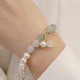 Freshwater Pearl Natural Stone Bracelet for Women Adjustable Handwear Jewelry
