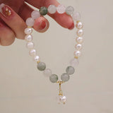 Freshwater Pearl Natural Stone Bracelet for Women Adjustable Handwear Jewelry