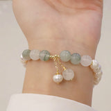 Freshwater Pearl Natural Stone Bracelet for Women Adjustable Handwear Jewelry