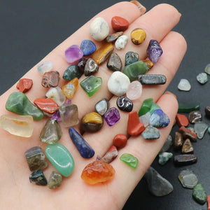 100g Natural Crystal Stone Gravel Polishing Reiki Home Decoration
