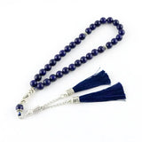 100% Lapis Lazuli Beads Islamic Prayer Bracelet Jewelry Tasbih Misbaha