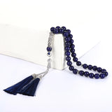 100% Lapis Lazuli Beads Islamic Prayer Bracelet Jewelry Tasbih Misbaha