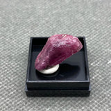 Natural Myanmar Fluorescent Ruby Rough Stones Healing Crystals +Box 27*27*25mm