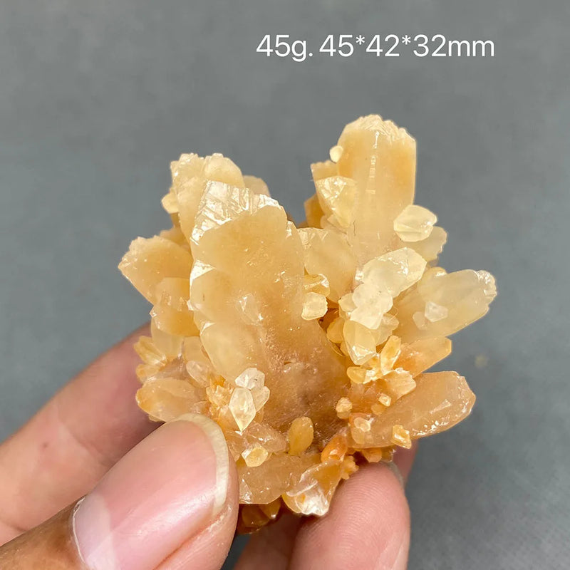 Natural Orange Calcite Mineral Specimen Stones Crystals Healing Quartz Gemstones