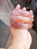 Natural Xinjiang Silk Jade Bracelet Handcarved Emerald Jade Bracelet Women